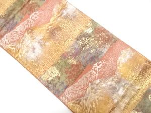 山並み模様織出し袋帯